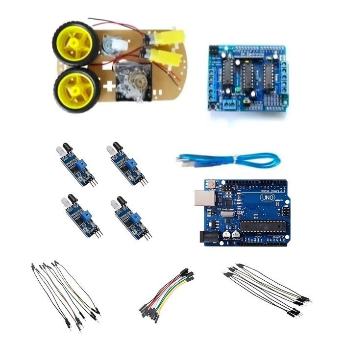 UNO DIY Line Follower Kit